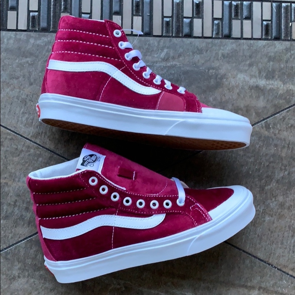 VANS SK8-Hi REISSUE 13 Velvet Beet Red l/True Whit - Picture 12 of 16